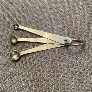 Vintage EKCO Measuring Spoons 18/8 Stainless Steel DASH PINCH & SMIDGEN